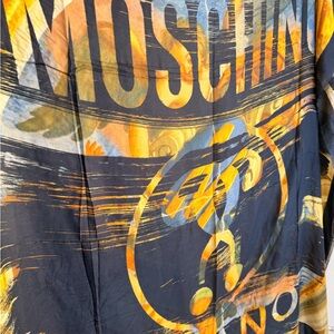 SOLD❌ Moschino Multicolor Artistic Scarf